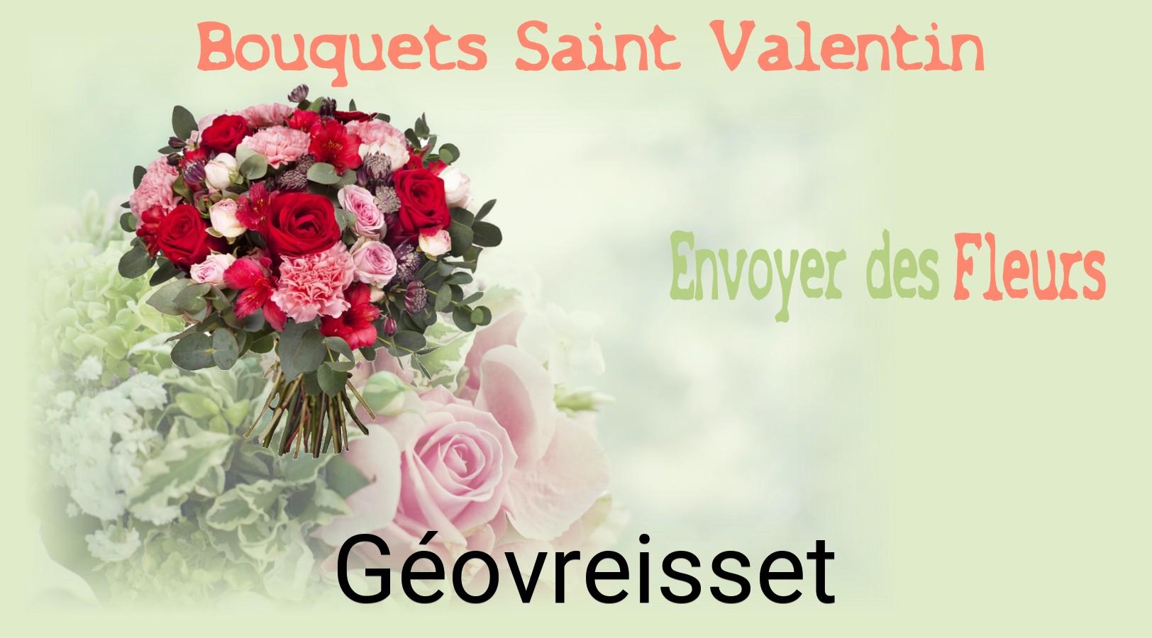 Roses de Saint-Valentin livrées à Géovreisset